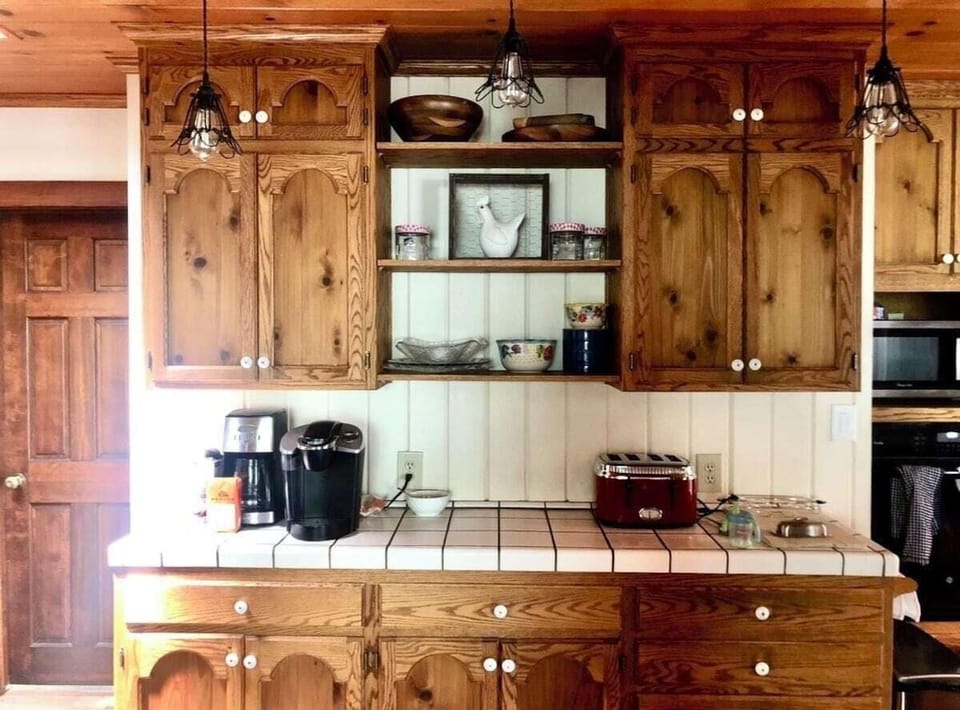 Fully stocked kitchen