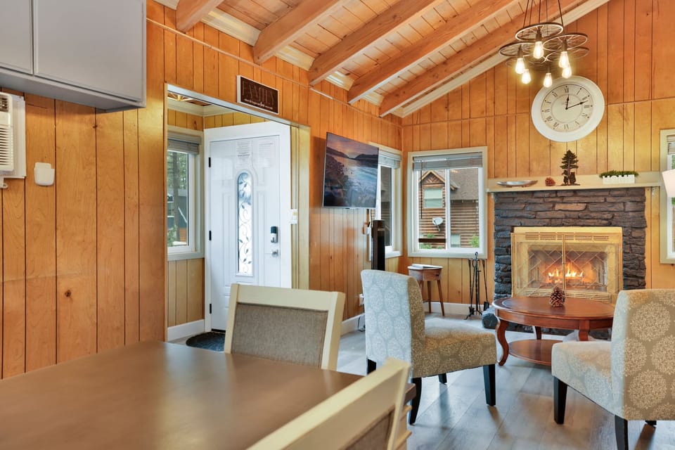 Inviting dining area designed for comfort and connection. The space feels open and airy, with a warm atmosphere that makes everyday meals and special gatherings equally enjoyable.