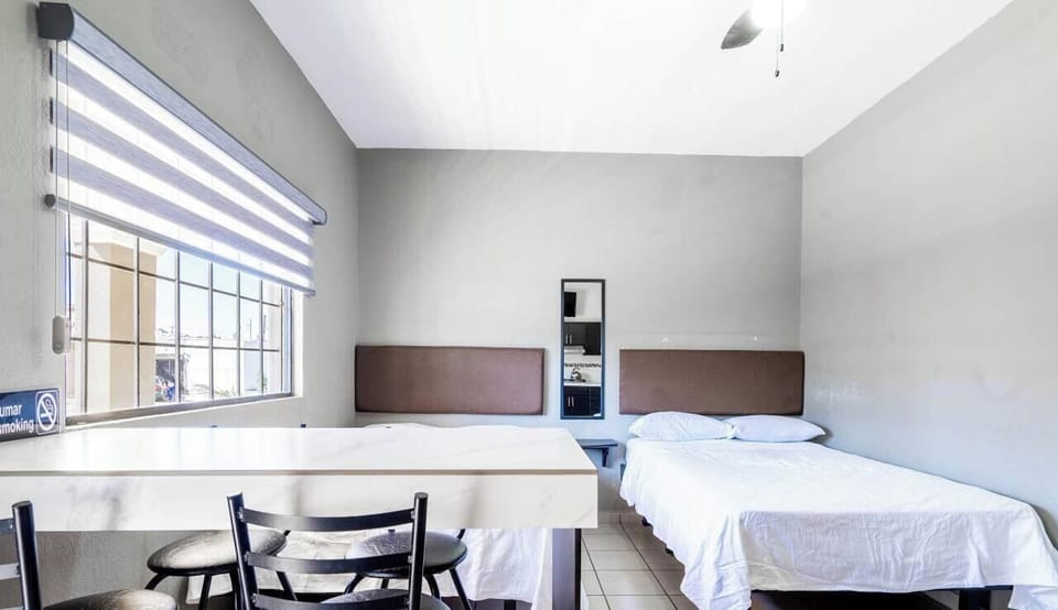 Gather around the large dining table at Casa Mar de Cortez in downtown San Felipe — seats your whole group