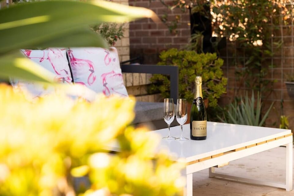 relaxing in the front courtyard ideal in the early morning or late afternoon and evenings