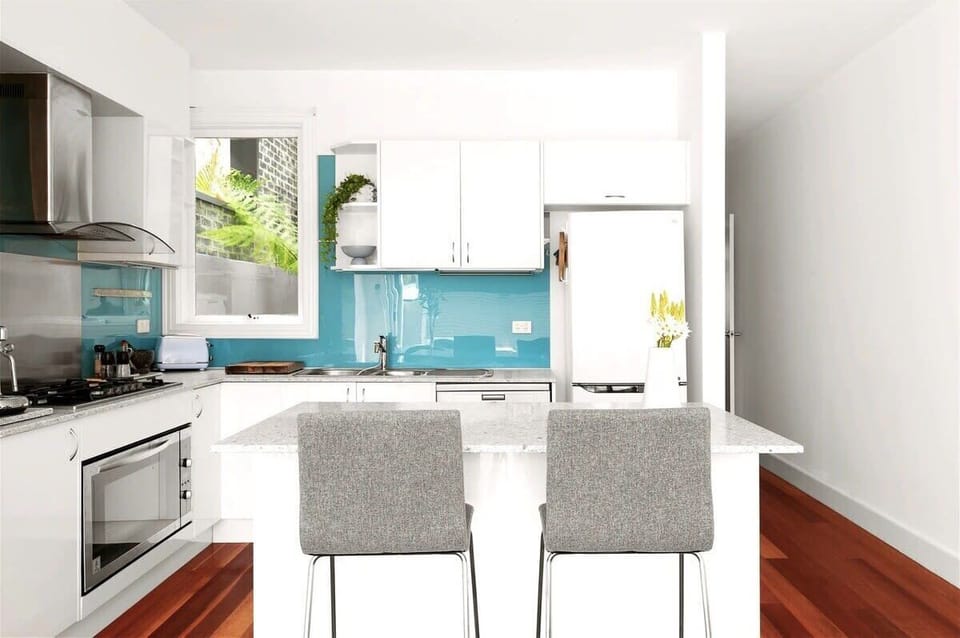 Fully equipped open kitchen