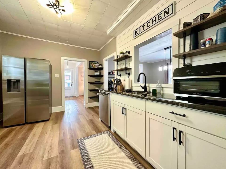 Kitchen Packed w/ Cooking Essentials + Full Bathroom On 1st Floor