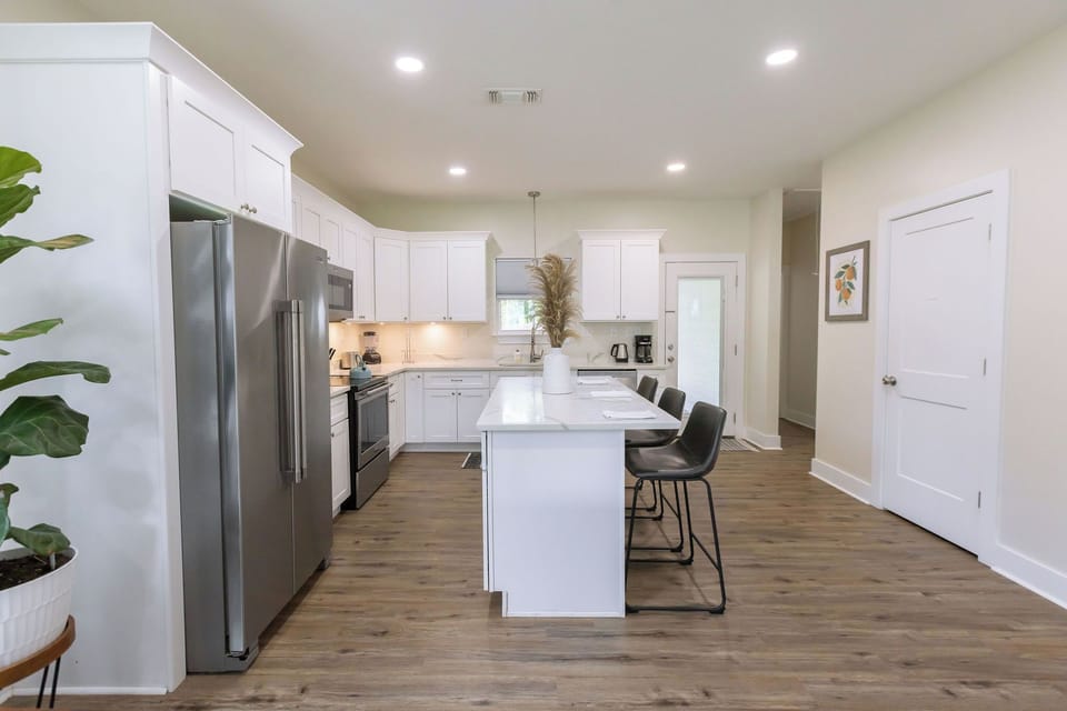 The kitchen 