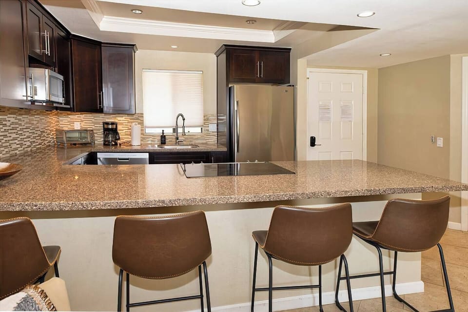 Open floor plan kitchen