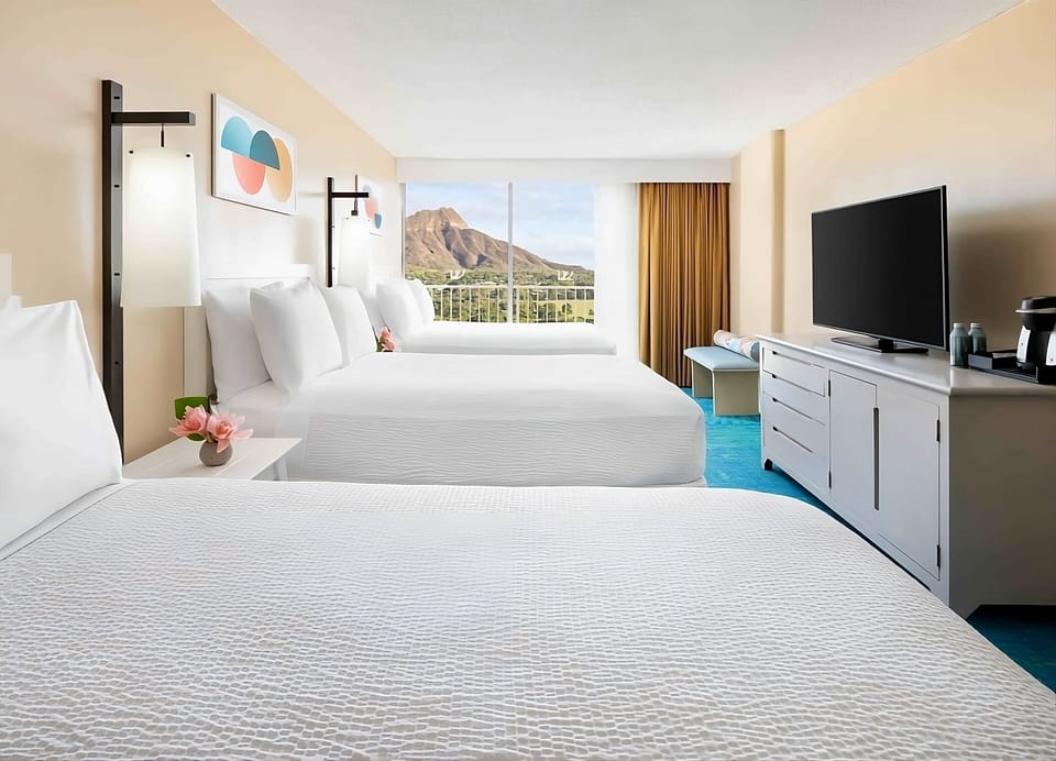 Unwind after adventures with sweeping mountain views outside.