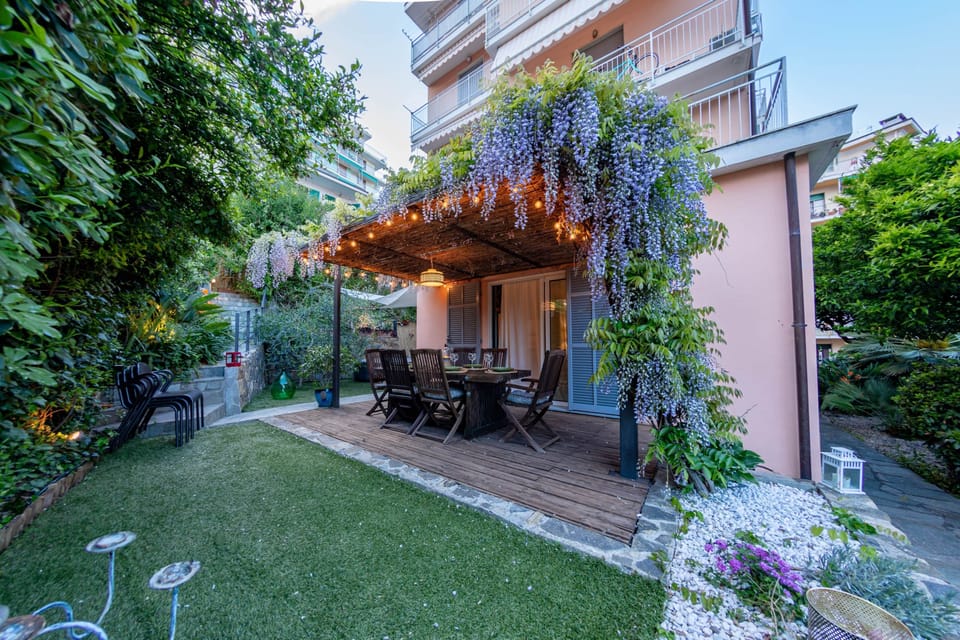 Garden and patio