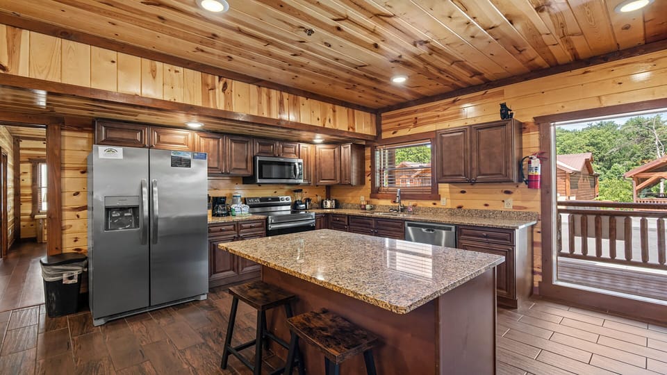 Cabin Kitchen Island