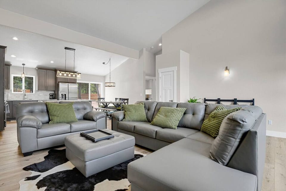 Welcome to our Modern Home featured on HGTV with Hot Tub, Fenced Yard, and Fireplace!