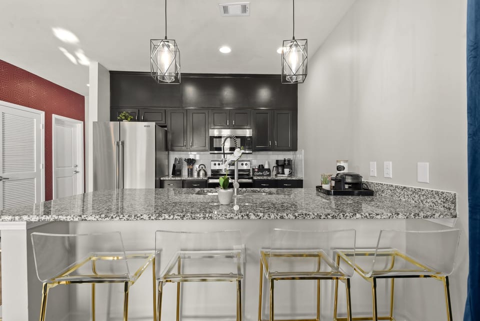 Our fully stocked and unique kitchen oasis