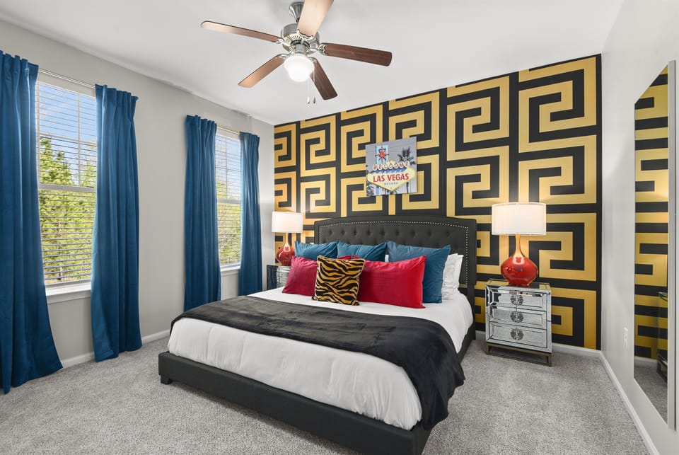 Bedroom 3: Give way to the timeless beauty of our French-inspired oasis, where luxury meets comfort