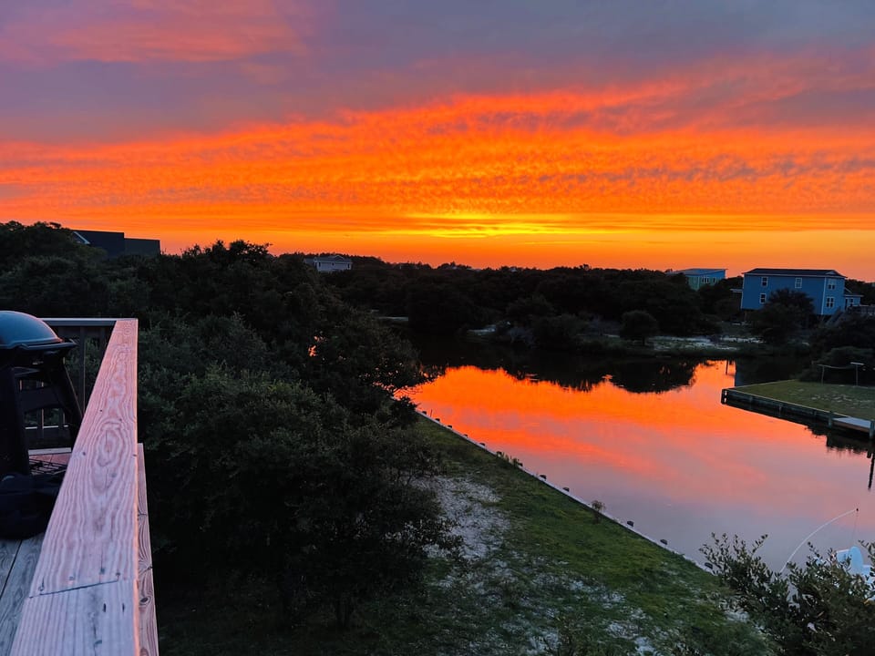 Sunsets from the top deck