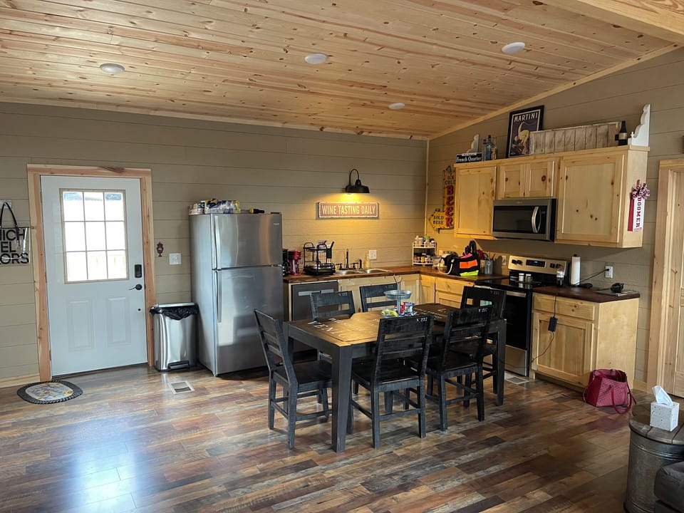 Kitchen and front entrance