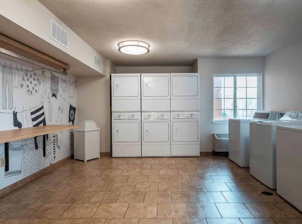 Refresh your wardrobe easily with convenient on-site laundry.