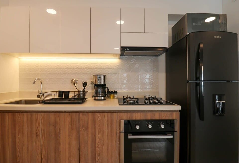 Kitchen with essentials