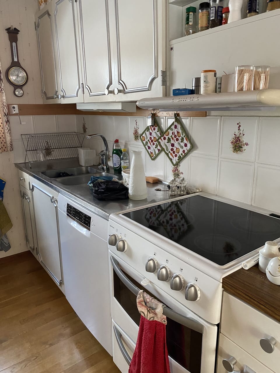 The kitchen 