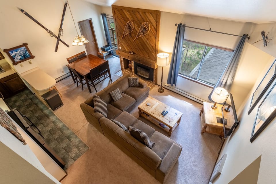 View from the upper level.