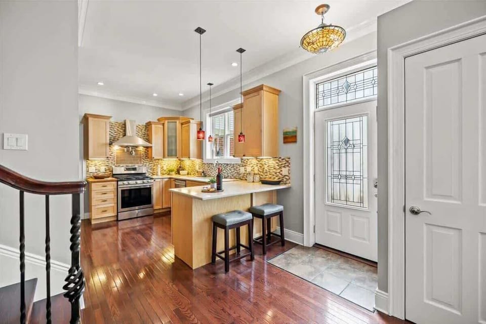 Well appointed kitchen that's open to the main living area.