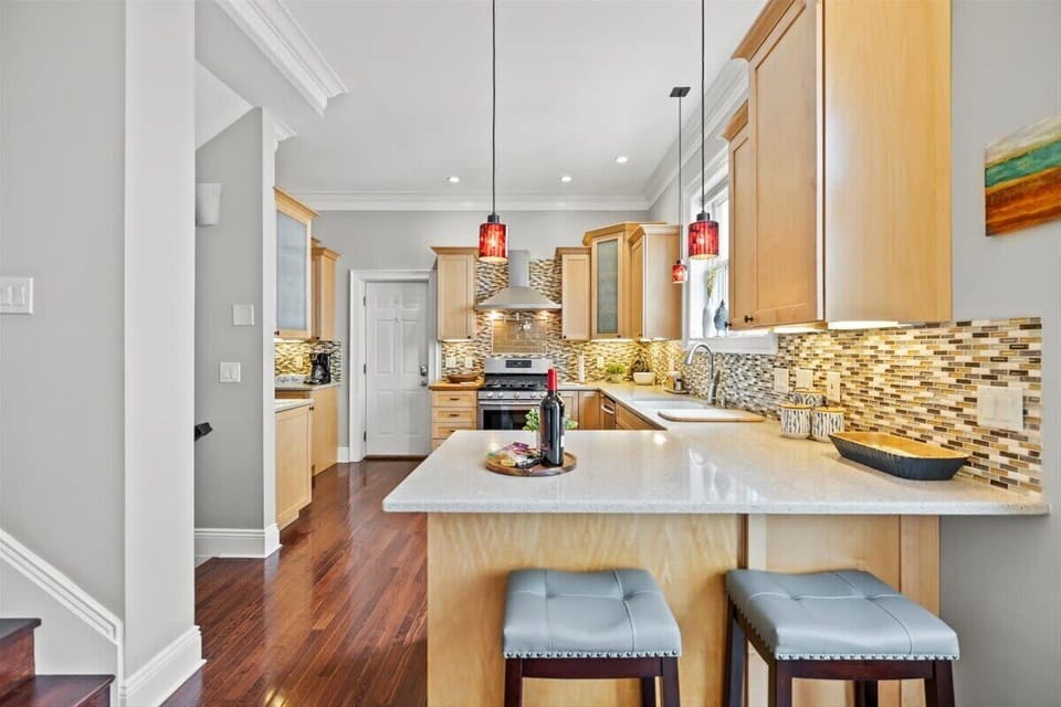 Well appointed kitchen that's open to the main living area.