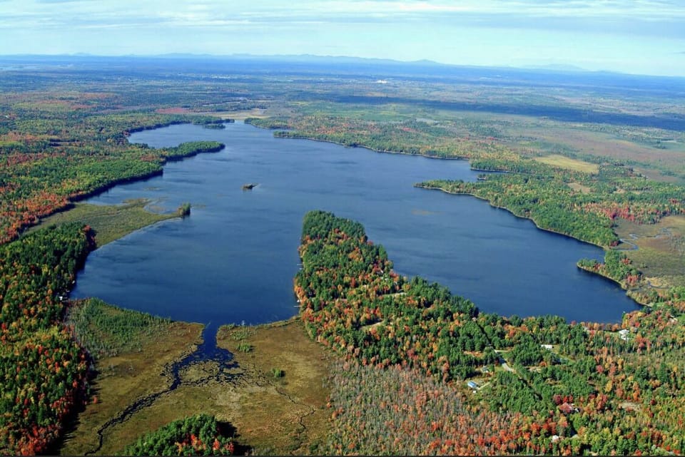 Aerial view of Chemo Pond.