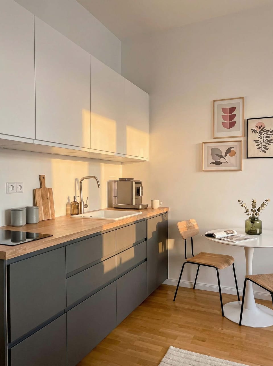 Kitchen is fully equipped with everything you need for basic cooking - please, see the list of amenities