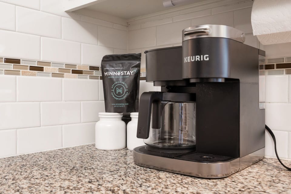 Enjoy a cup of our signature Minnestay coffee, locally roasted!