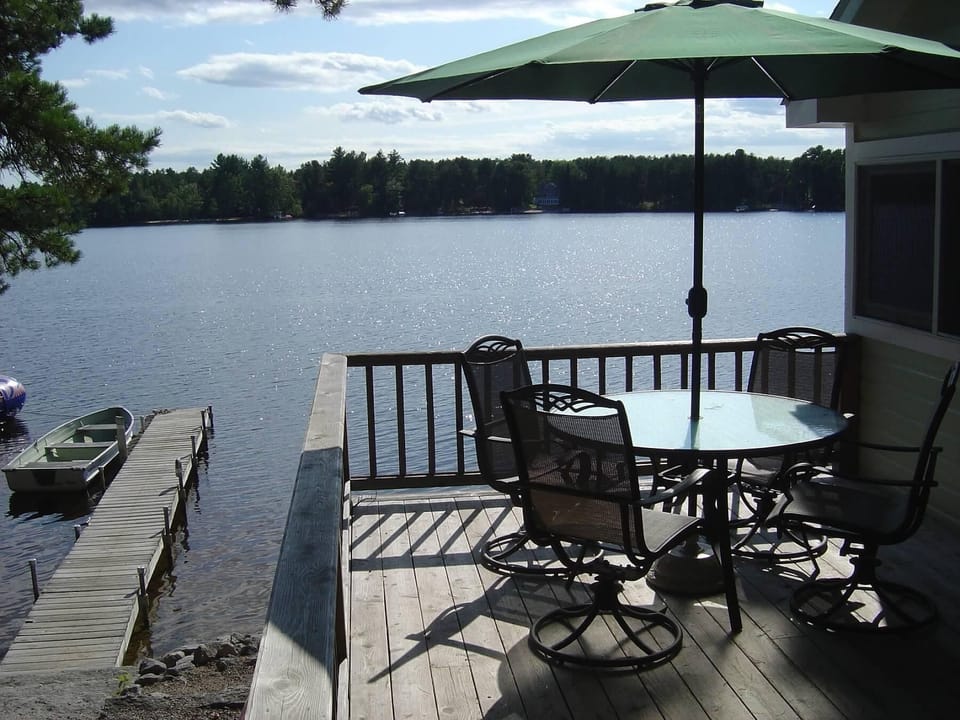View of deck and dock