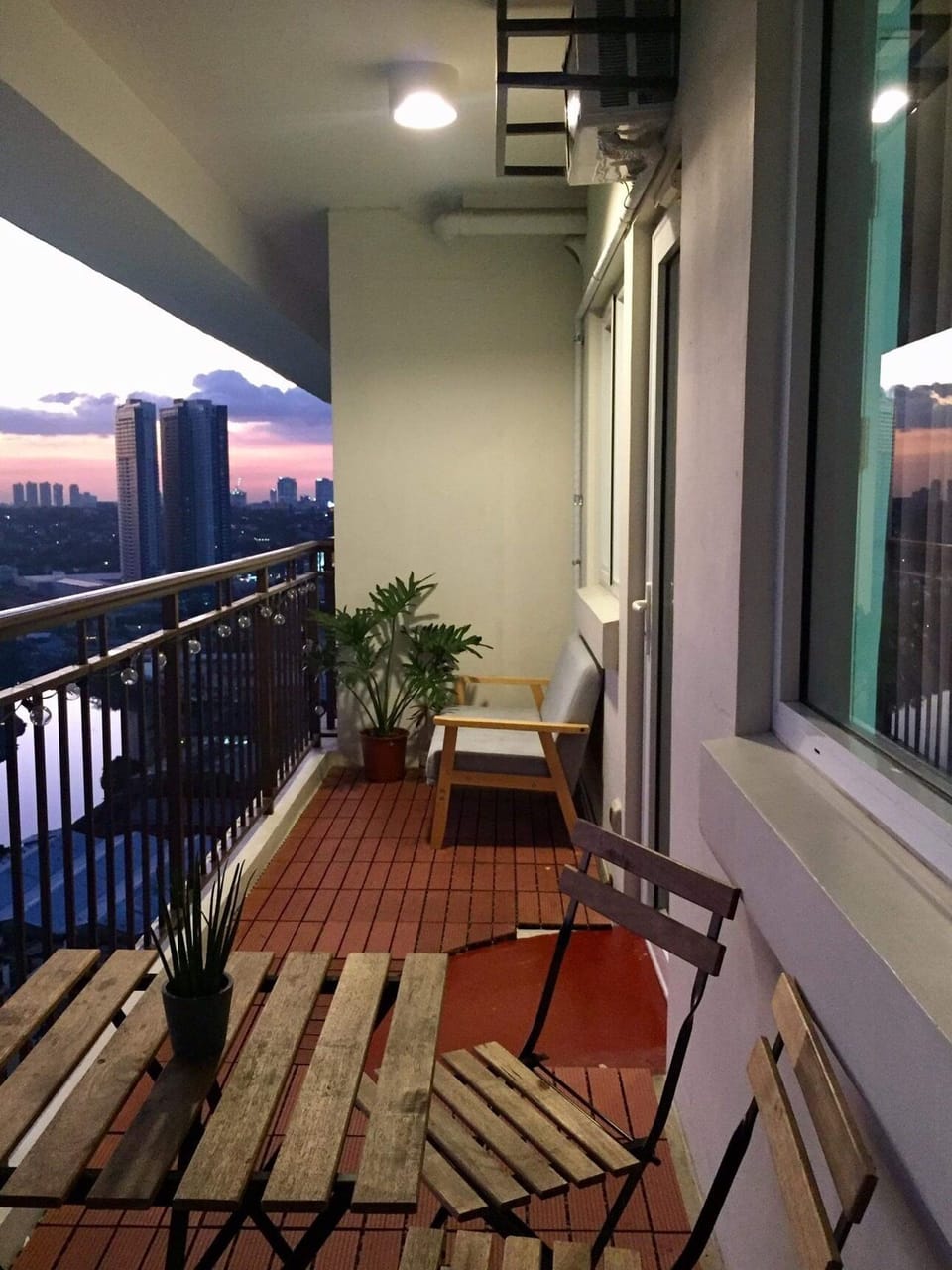 Balcony for some night coffee 