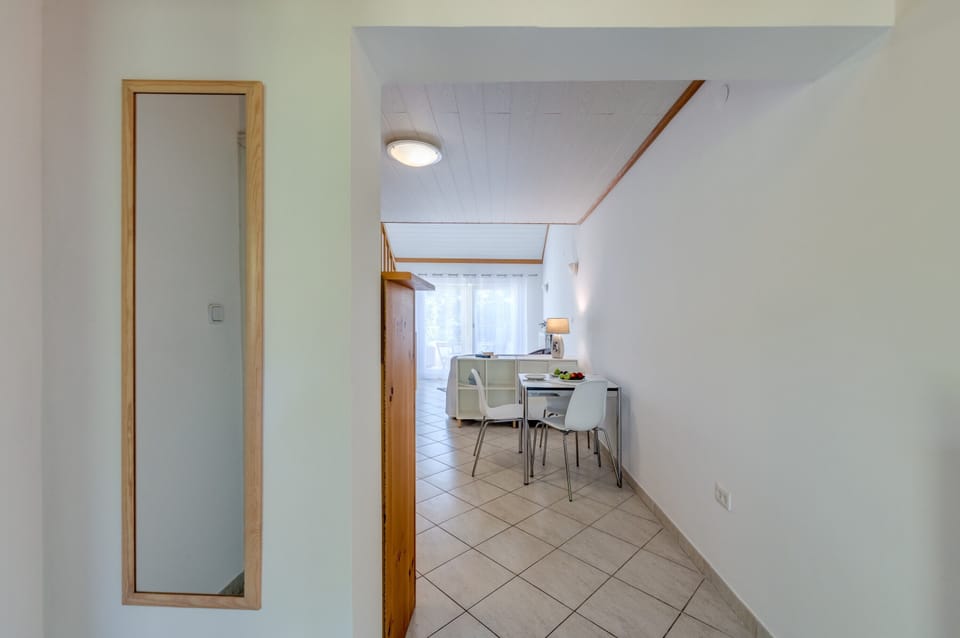 Hallway and dining area