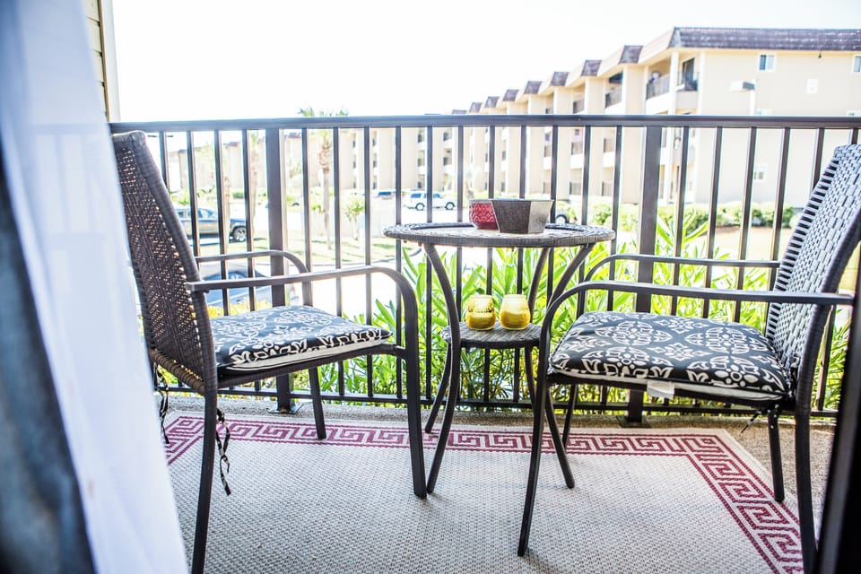 Coffee on the peaceful balcony