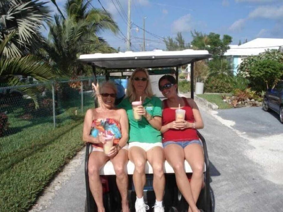 Golf cart cruising ...