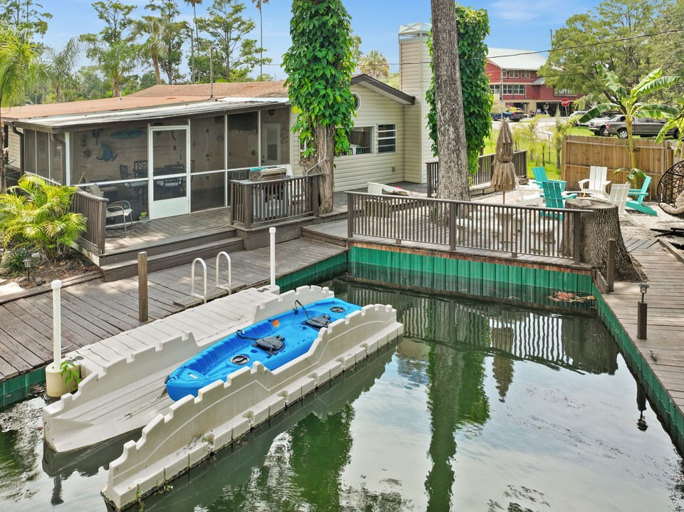 Kayak launch for your convenience 