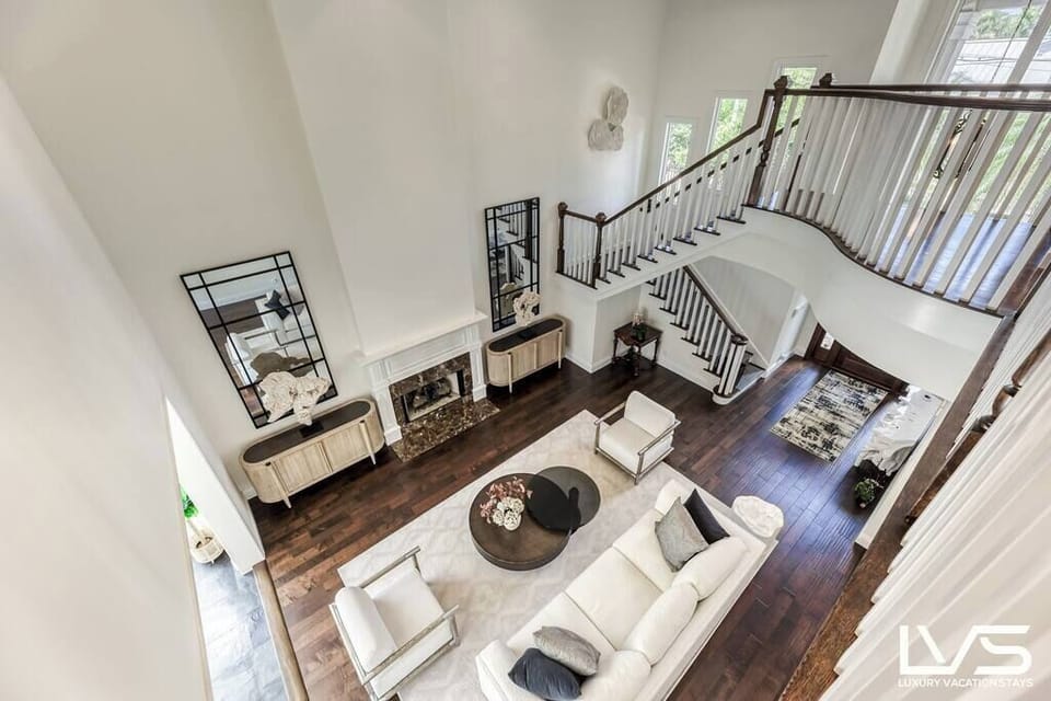 Open layout overlooking Formal Living Area from 2nd floor