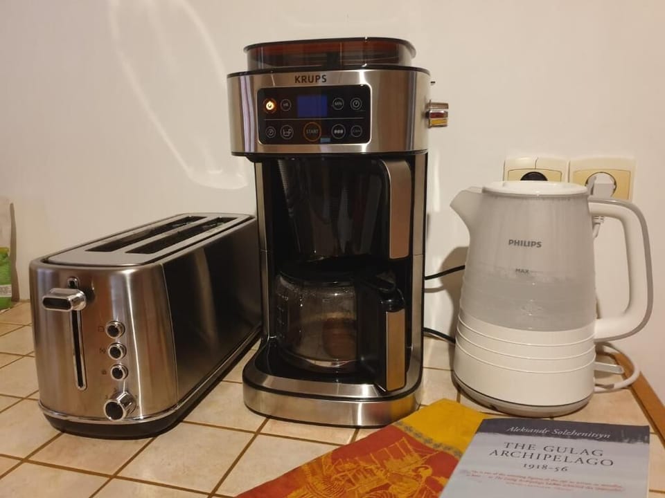 Coffee machine, toaster, boiler