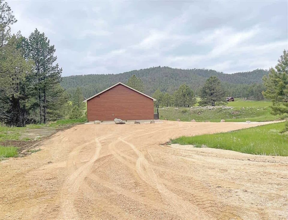 Parking space with plenty of room for RV`s and trailers