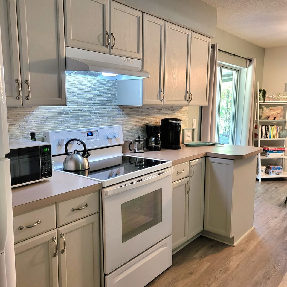 Fully stocked kitchen