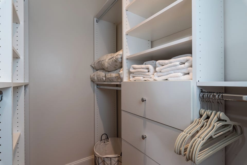 Primary walk-in closet