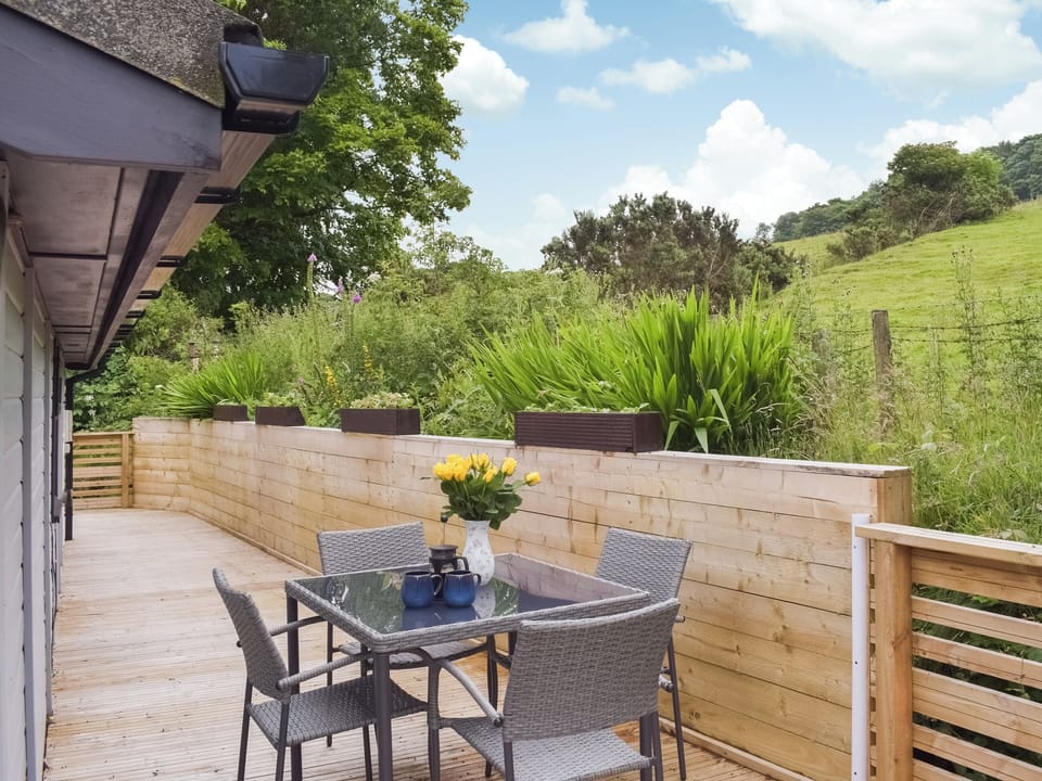 Sitting-out-area | Woodlands Lodge, Ballantrae