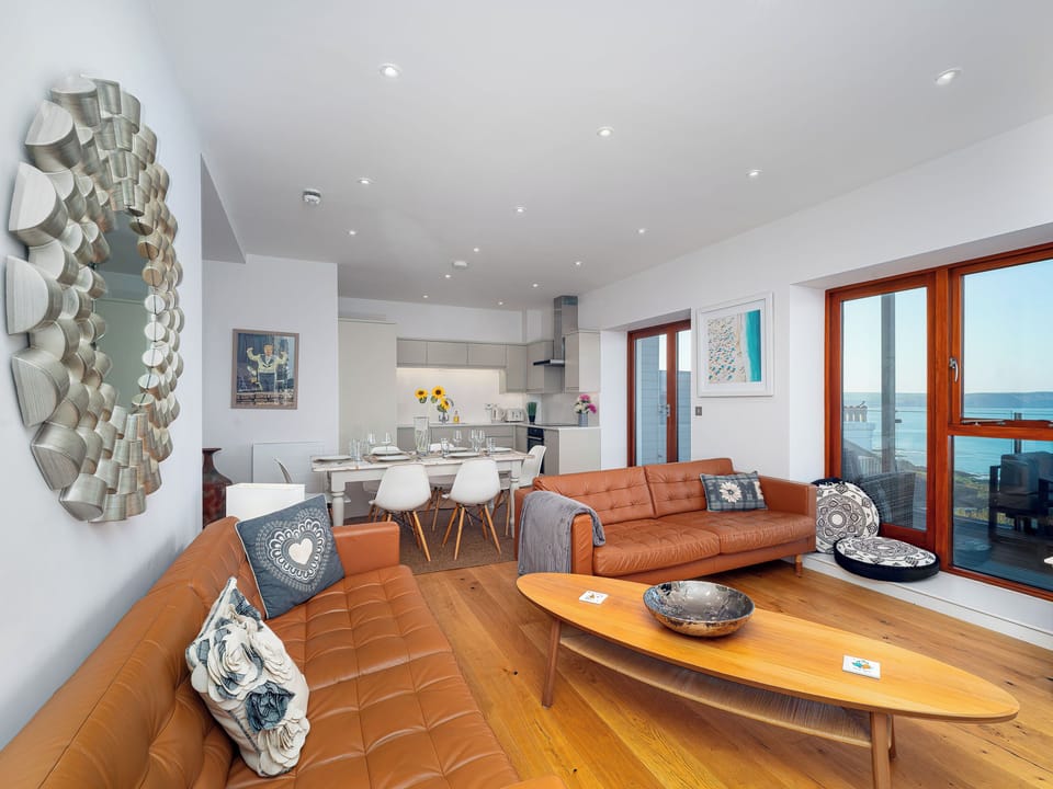 Open plan living space | Blue Horizon - Crows Nest, Mortehoe, near Woolacombe