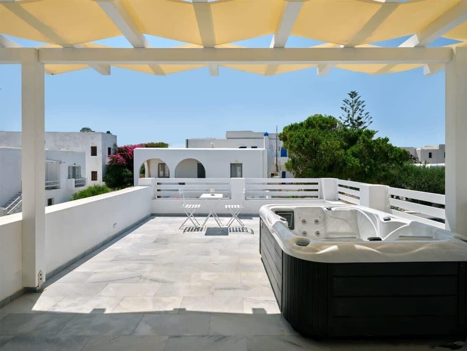 Savor the beautiful view from the balcony