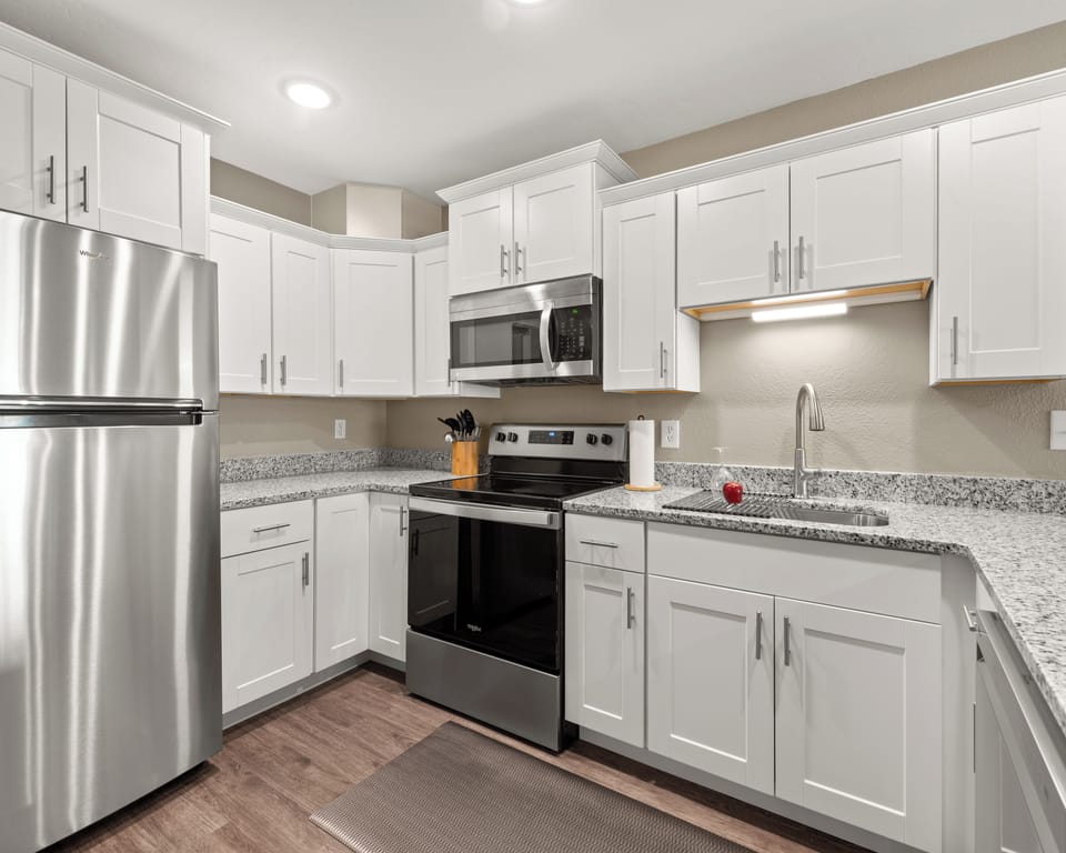 All new kitchen with modern touches and crafstmanship