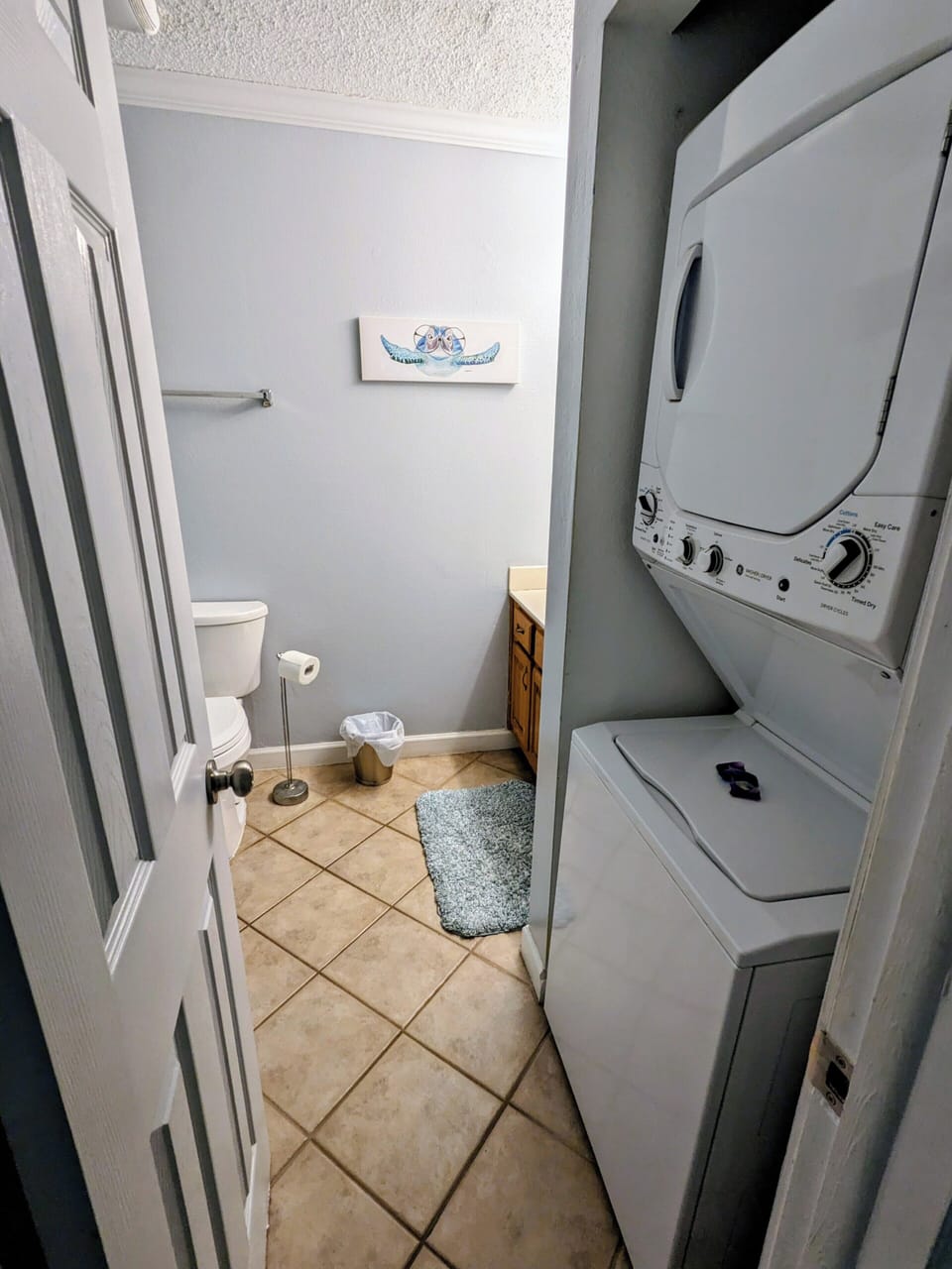 Equipped with washer and dryer