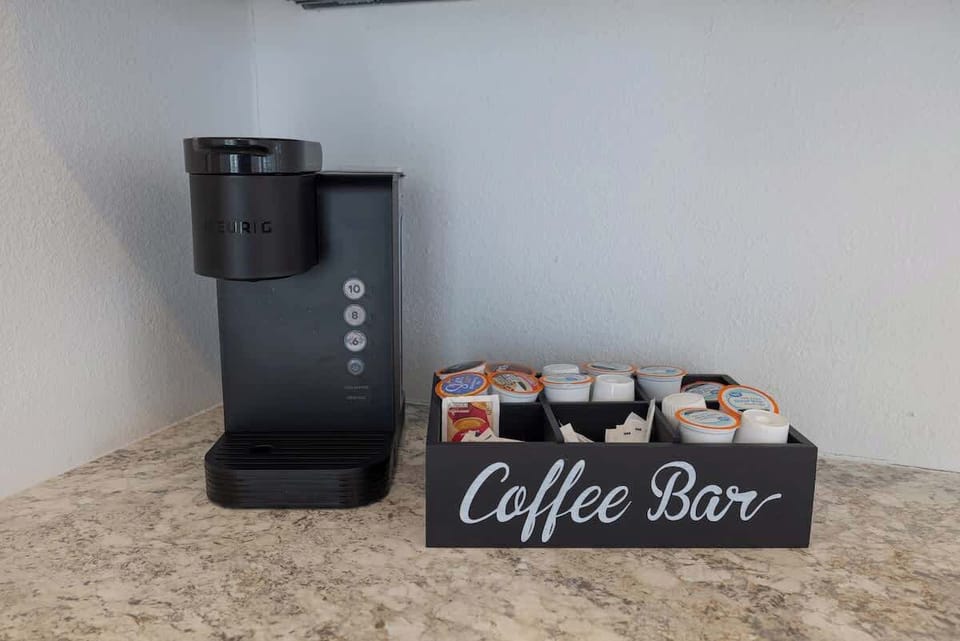 Fill the air with the comforting aroma of freshly brewed coffee.