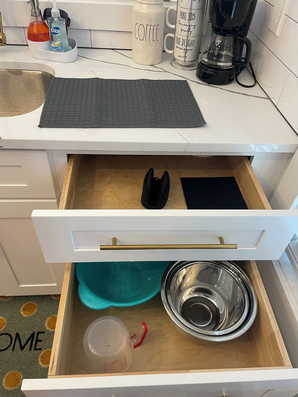 Fully stocked kitchen