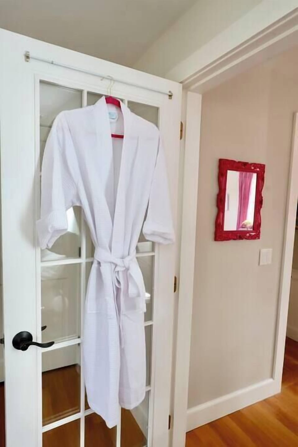 Soft, luxurious robes are provided for you during your stay!