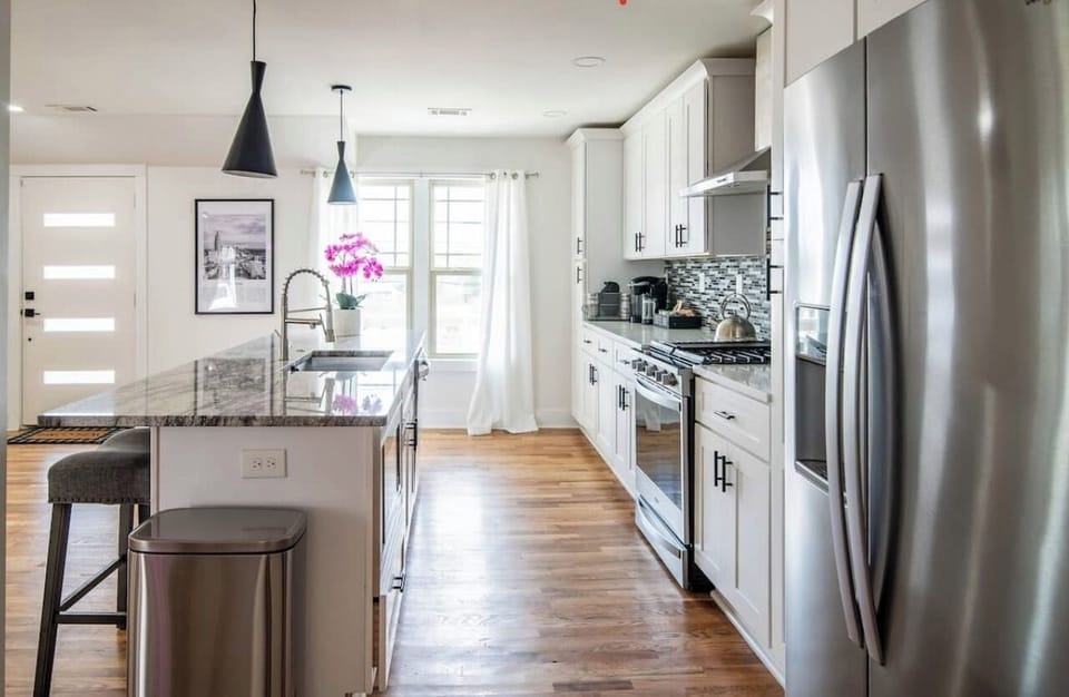 Open concept kitchen