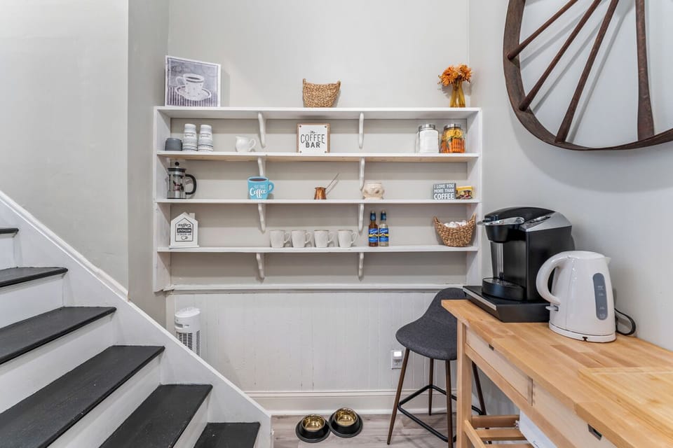 We love coffee! This home is just a few doors down from Agora Coffee! 