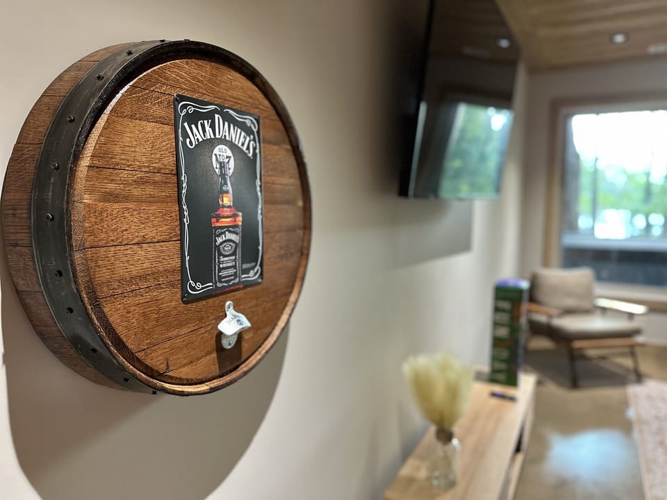 Original Jack Daniels whiskey barrel