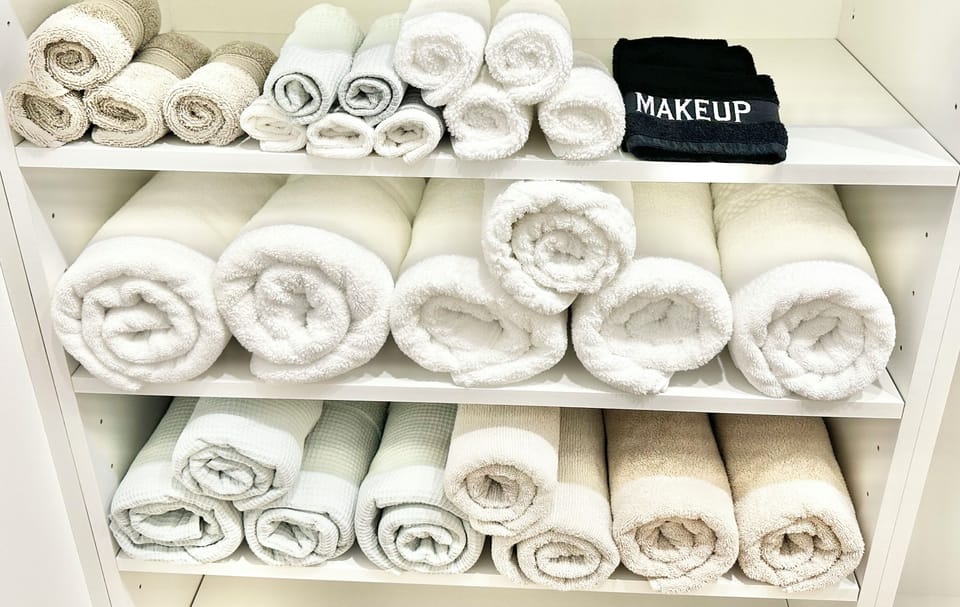 Organic cotton towels