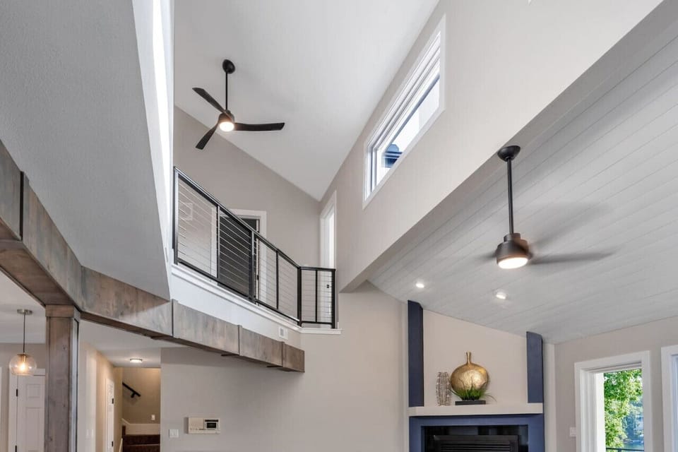 Lounge, relax, and enjoy time together in this airy space.