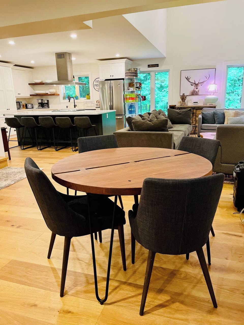 Two dining areas for your family and friends